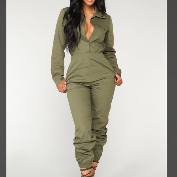 Fashion Nova Pants - Fashion Nova Aviator Babe jumpsuit